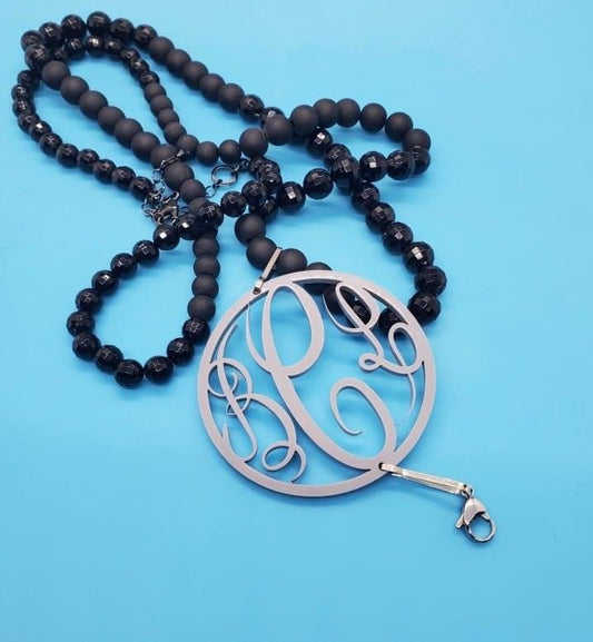 Personalized Monogram Pendant