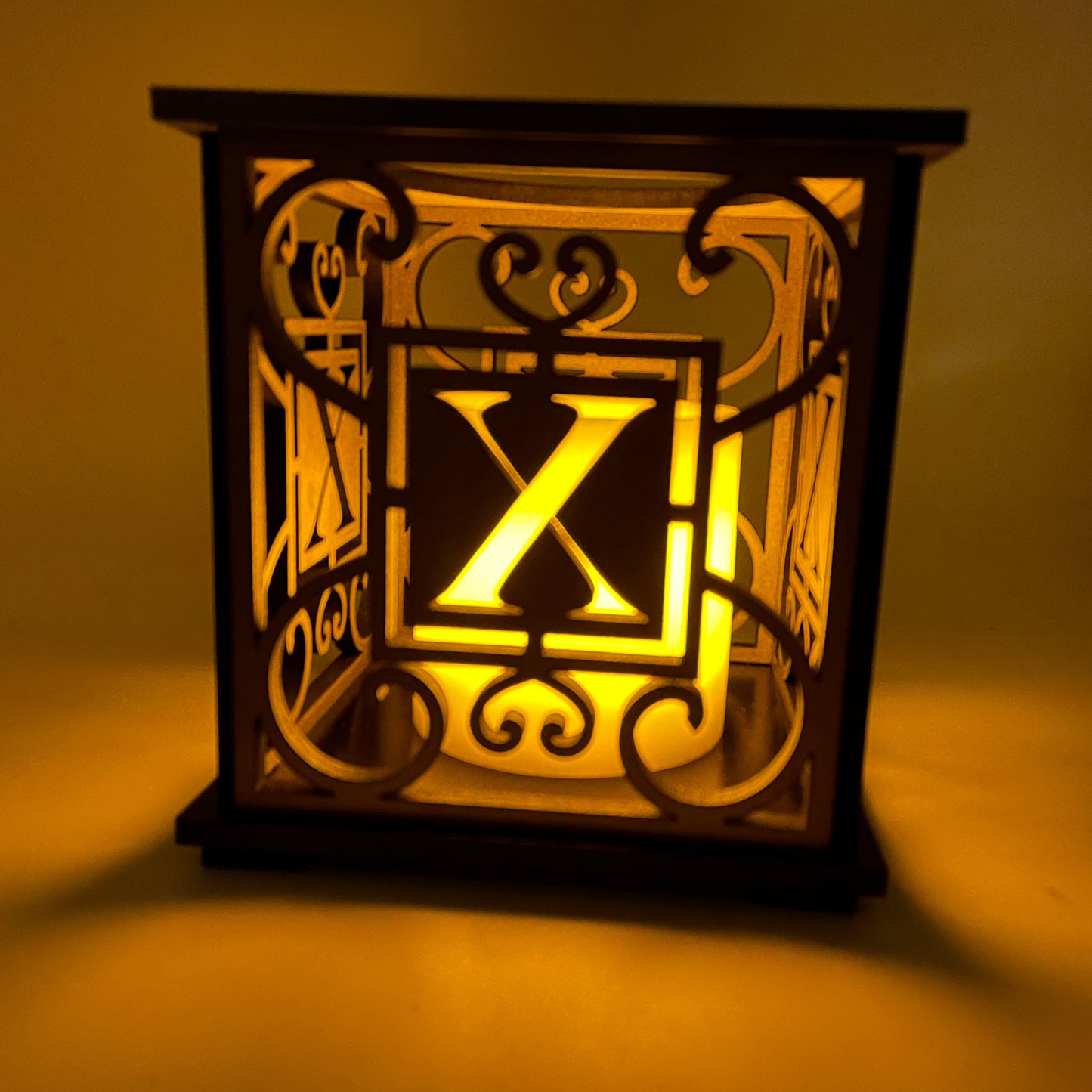 Monogram Candle Lantern