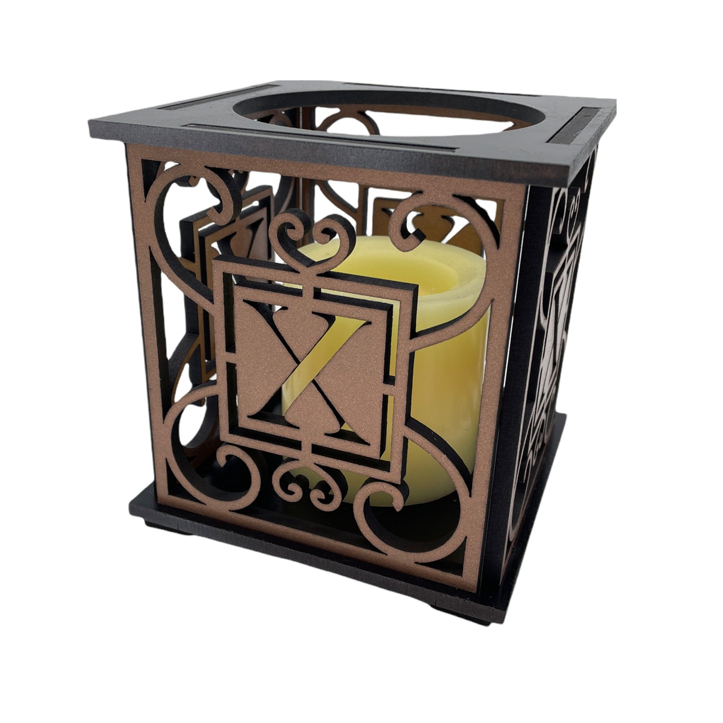 Monogram Candle Lantern