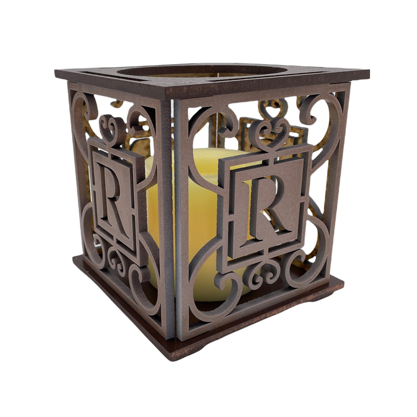 Monogram Candle Lantern