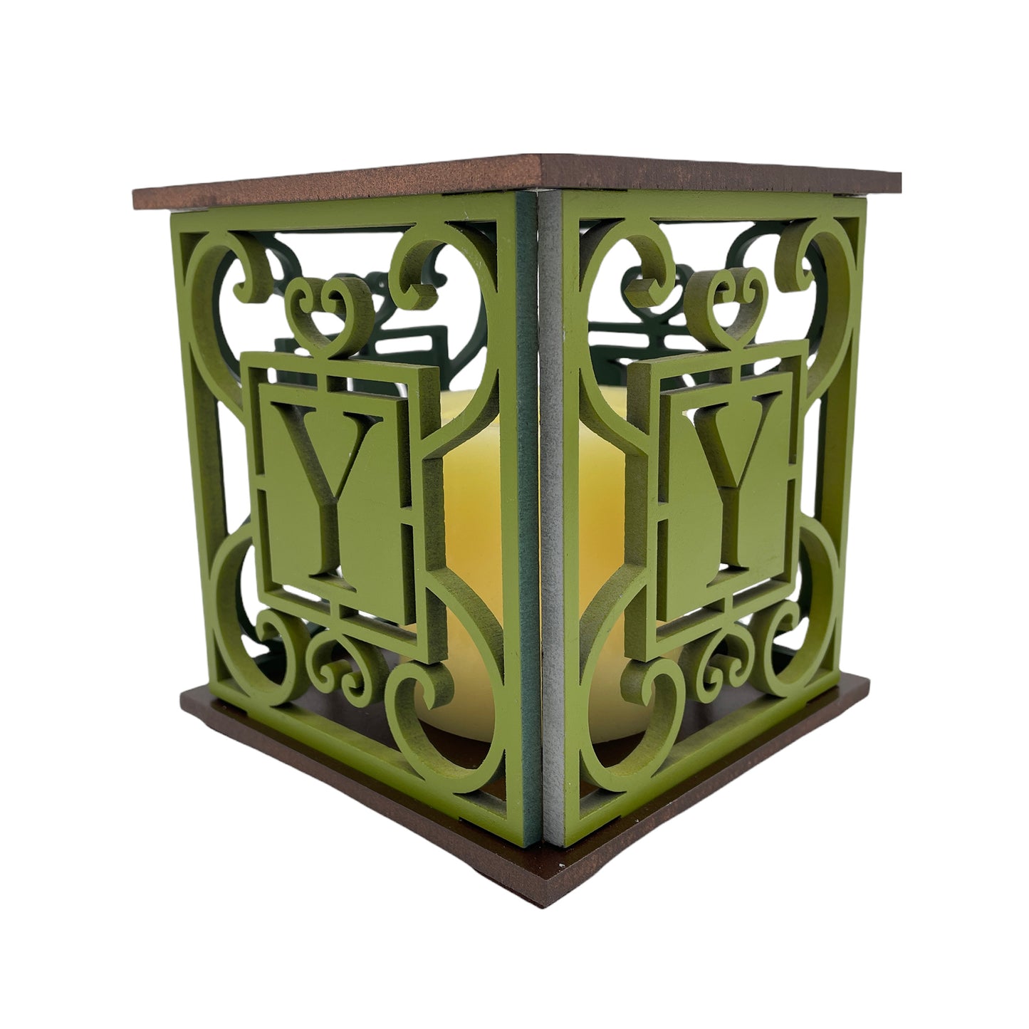 Monogram Candle Lantern