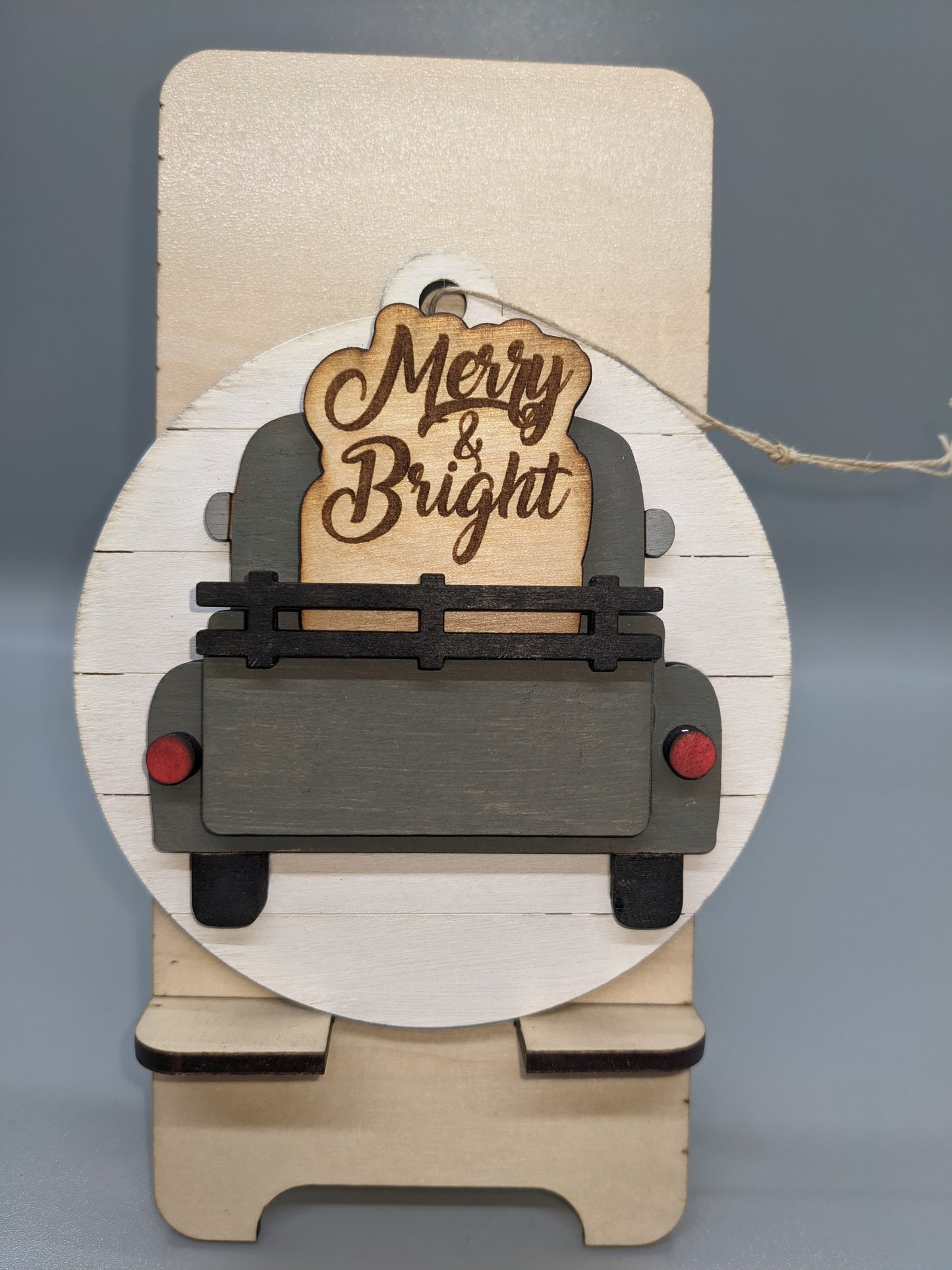 Interchangeable truck Christmas ornament