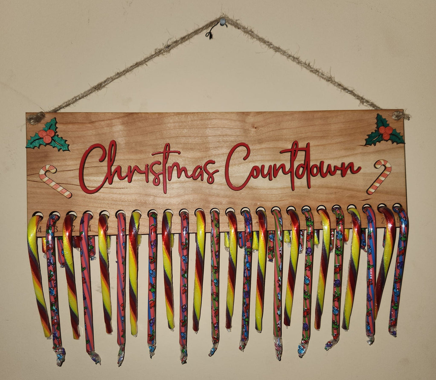 Candycane Christmas Countdown