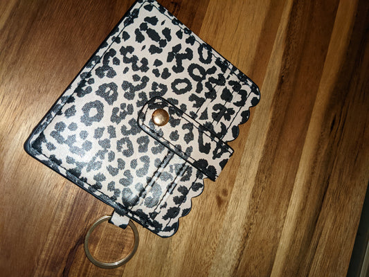 Faux Leather Wristlet Wallet