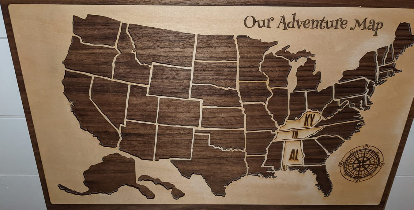 United States Travel Map Puzzle