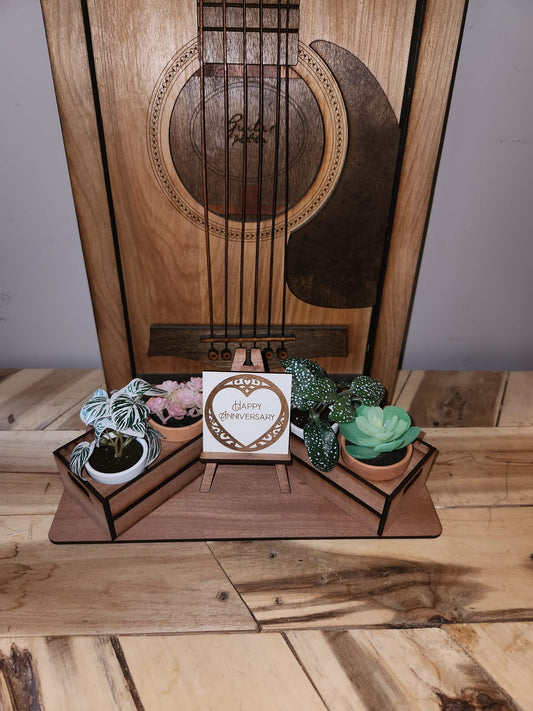 Succulent Desk Planter with mini Easel